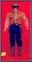 Cowboy (Red Checker, Vest) Action Figure