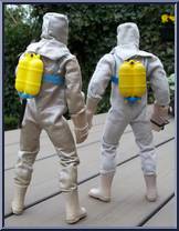 Firefighter (Silver) (Yellow, Blue Gear) from Big Jim - Big Jim Outfits: Action Sets manufactured by Mattel [Loose]