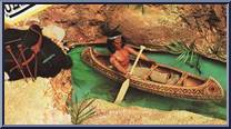 Indian Canoe from Big Jim - Old West Accessories manufactured by Mattel [Loose]