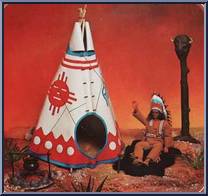 Indian Tent from Big Jim - Old West Accessories manufactured by Mattel [Loose]