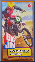 Motocross Honda from Big Jim - Adventure Vehicles manufactured by Mattel [Front]