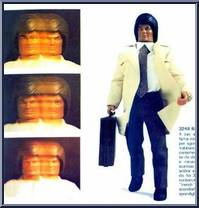 Secret Agent 004 (3 Faces) (Blue Pants) Action Figure