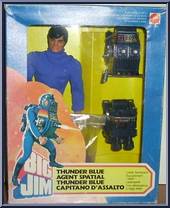 Thunder Blue Agent from Big Jim - Spy Figures manufactured by Mattel [Front]