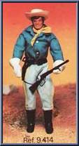 West: Calvary from Big Jim - Old West Outfits manufactured by Mattel [Loose]
