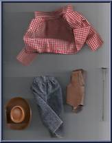 West: Rodeo Cowboy from Big Jim - Old West Outfits manufactured by Mattel [Loose]