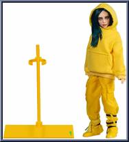 Bad Guy from Billie Eilish - Basic Series manufactured by Playmates [Loose]