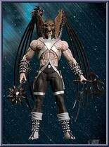 Hawkman (Black Lantern) from Blackest Night - Series 5 manufactured by DC Direct [Loose]