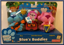 Blue / Sidetable Drawer / Magenta from Blue's Clues - Blue's Buddies manufactured by Fisher-Price [Front]