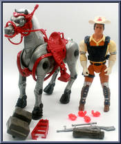 BraveStarr and Thirty/Thirty from BraveStarr - 2-Packs manufactured by Mattel [Loose]