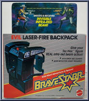 Evil Laser-Fire Backpack from BraveStarr - Accessories manufactured by Mattel [Front]