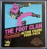 Foot Clan (4-Pack) from Bst Axn - Teenage Mutant Ninja Turtles manufactured by Loyal Subjects [Front]