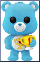 Champ Bear (Flocked) (Chase) from Care Bears - 40th Pop! manufactured by Funko [Loose]