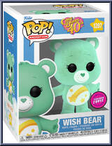 Wish Bear (Flocked) (Chase) from Care Bears - 40th Pop! manufactured by Funko [Front]