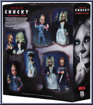 Chucky & Tiffany (Bride of Chucky) from Child's Play - Ultimate Collection manufactured by Neca [Back]