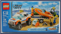 4x4 & Diving Boat from City - Box Sets manufactured by Lego [Front]