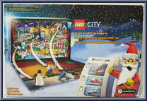 Advent Calendar 2010 from City - Advent Calendars manufactured by Lego [Back]