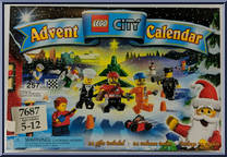 Advent Calendar 2009 from City - Advent Calendars manufactured by Lego [Front]