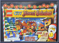 Advent Calendar 2007 from City - Advent Calendars manufactured by Lego [Front]