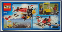 Air Show Plane from City - Box Sets manufactured by Lego [Back]
