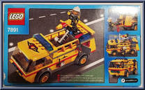 Airport Firetruck from City - Box Sets manufactured by Lego [Back]