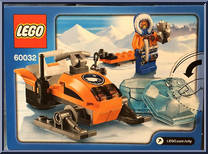 Arctic Snowmobile from City - Box Sets manufactured by Lego [Back]