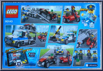 Auto Transport Heist from City - Box Sets manufactured by Lego [Back]