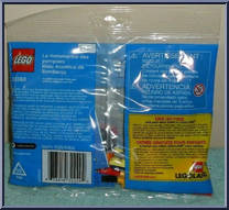 Fire Rescue Water Scooter from City - Polybags manufactured by Lego [Back]