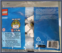 Police Boat from City - Polybags manufactured by Lego [Back]