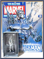 Iceman from Classic Marvel Figurine Collection - Basic Series manufactured by Eaglemoss [Front]
