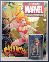 Shanna the She-Devil from Classic Marvel Figurine Collection - Basic Series manufactured by Eaglemoss [Front]