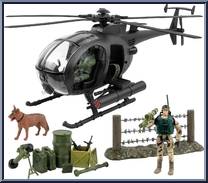 Combat Helicopter from Click N' Play - Playsets manufactured by Click N' Play [Loose]