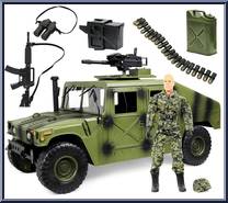 Humvee (Green) from Click N' Play - Playsets manufactured by Click N' Play [Loose]