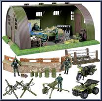Military Base from Click N' Play - Playsets manufactured by Click N' Play [Loose]