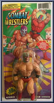Red Shorts / Gray Mask from Combat Wrestlers - Basic Series manufactured by Zaptron [Front]