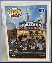 Prince Akeem (Gold) from Coming to America - Pop! Vinyl Figures manufactured by Funko [Back]