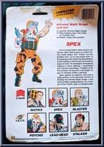 Spex from Commando - 6" Scale manufactured by Diamond [Back]