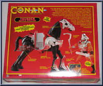 Thunder Battle Stallion from Conan the Adventurer - Basic Series manufactured by Hasbro [Back]