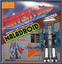Nofka (Black / Aqua) from Convertors - Maladroids manufactured by Select [Front]