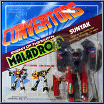 Sunyak (Gray / Red) from Convertors - Maladroids manufactured by Select [Front]