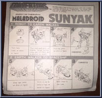 Sunyak (Yellow / White) from Convertors - Maladroids manufactured by Select [Back]