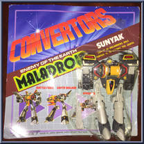 Sunyak (Yellow / White) from Convertors - Maladroids manufactured by Select [Front]