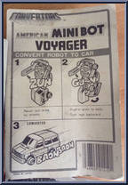 Voyager from Convertors - American Mini Bots manufactured by Select [Back]