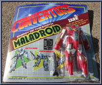 Zark (Red / White) from Convertors - Maladroids manufactured by Select [Front]