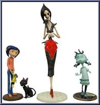 Coraline, Other Mother, Cat, Ghost Child Action Figure