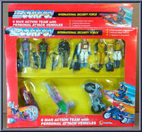6 Man Action Team with Personal Vehicles from Corps! - Basic Series manufactured by Lanard Toys [Front]