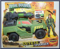 Coyote Charger from Corps! - Total Soldier manufactured by Lanard Toys [Front]