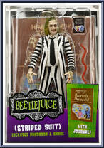 Beetlejuice (Striped Suit) from Cult Classics - Basic Series manufactured by Neca [Front]
