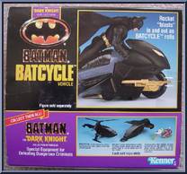 Batcycle from Dark Knight Collection - Vehicles manufactured by Kenner [Back]