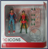 Super Sons (Superboy & Robin) from DC Icons - Basic Series manufactured by DC Collectibles [Front]