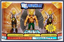 Hawkman / Thanagarian Warriors from DC Infinite Heroes - 3-Packs manufactured by Mattel [Front]